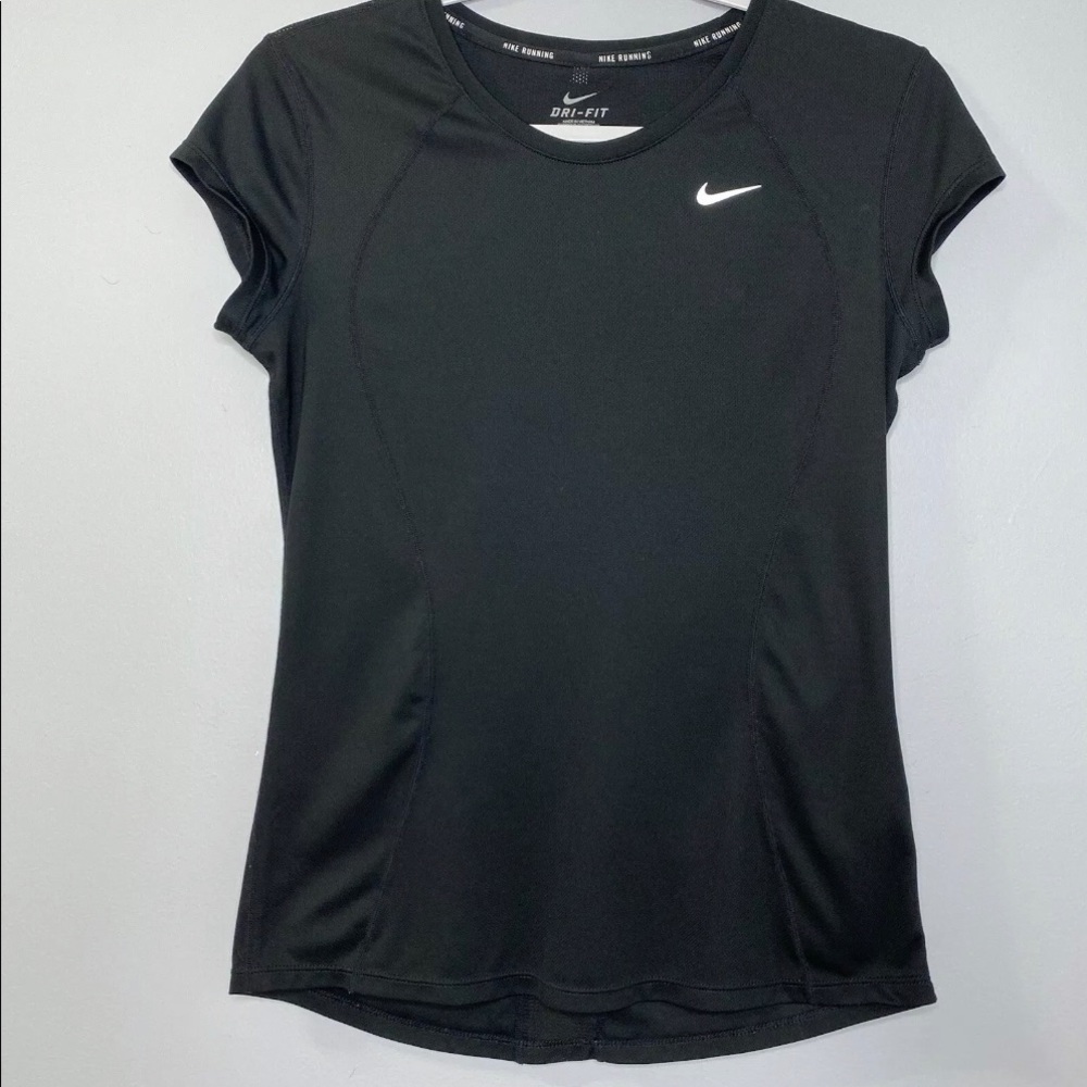 NIKE Women’s  Miler Crew Running Top Black